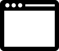 Empty Terminal Window Stencil Svg Design File, Free Vectors File